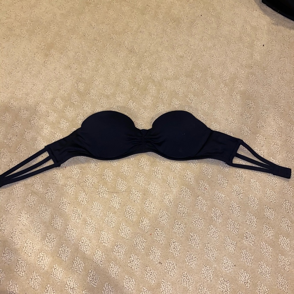 Black Bandeau Bikini Top